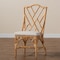 Baxton Studio Sonia Modern and Contemporary Natural Finished Rattan Chair 185-11878-Zoro - alternate 9